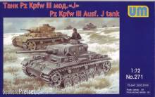 Unimodels UM271 - 1:72 Pz.Kpfw III Ausf.J.German tank