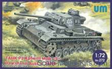 Unimodels UM272 - 1:72 Pz.Kpfw III Ausf.L German tank with protective screen