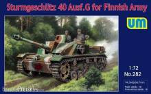 Unimodels UM282 - 1:72 Sturmgeschutz 40 Ausf.G for Finnish Army
