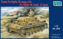 Unimodels UM293 - Pz.Kpfw III Ausf. G tank