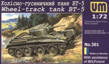Unimodels UMT301 - 1:72 Wheel-Track Tank BT-5