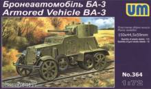 Unimodels UM320 - 1:72 Armored Vehicle BA-3