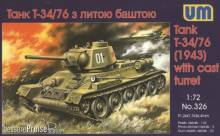 Unimodels UM326 - 1:72 T-34/76 (1943)