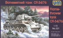 Unimodels UM331 - 1:72 OT-34/76 Flamethrower Tank