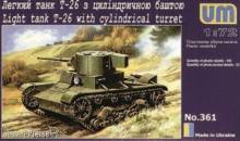 Unimodels UMT361 - 1:72 T-26 mit Zylinderturm