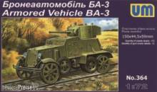 Unimodels UM364 - 1:72 Armored Vehicle BA-3ZD Soviet