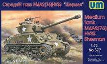 Unimodels UM377 - 1:72 Medium tank M4A2(76)W HVSS