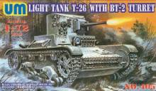 Unimodels UMT405 - 1:72 T-26 mit BT-2 Turret