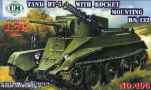 Unimodels UMT406 - 1:72 Tank BT-5 with rocket mounting RS-132