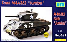 Unimodels UM453 - 1:72 M4A3E2 Jumbo Tank