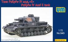 Unimodels UM543 - Pz.Kpfw IV Ausf E WWII German tank