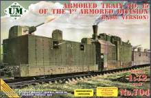 Unimodels UMT704 - Armored train No.15 of the 1st. armored division (basic version) Limited Edition