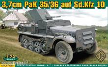 ACE ACE72281 - 37 mm PaK 35/36 auf Sd.Kfz 10 in 1:72