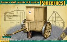 ACE ACE72561 - WWII German mobile MG bunker Panzernest in 1:72