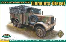 ACE ACE72578 - 1:72 Einheints-Diesel 2.5t 6x6 Lastkraftwagen (LKW)