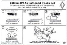 ACE PE7241 - 1:72 KV-1s 608mm lightened tracks set