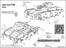 ACE PE7269 - 1:72 Photo-etched set -60 fenders, for ACE kit