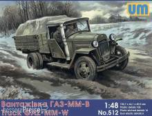 Unimodels UM512 - 1:72 GAZ-MM-W Soviet truck