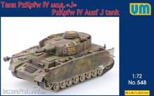 Unimodels UM548 - 1:72 Panzer IV Ausf J tank