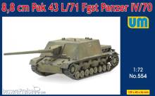 Unimodels UM554 - 1:72 Panzer IV/70 8,8cm Pak43L/71 Fgst