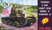 Unimodels UMT618 - 1:72 Vickers 6 ton light tank model E, ver.A