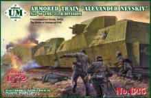 Unimodels UMT645 - 1:72 Armored train Alexander NevskiyNo2 25t