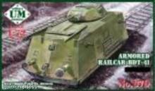 Unimodels UMT670 - 1:72 Armored railcar BDT-41