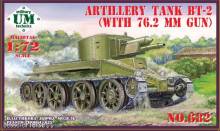Unimodels UMT682 - 1:72 BT-2 Artillery tank with 7.62mm gun