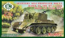 Unimodels UMT697 - 1:72 Artillery self-propeled mount based on the BT-7 tank (with L-11 tank gun)