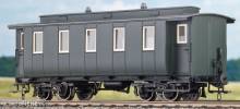 Weinert 6091 - Vierachsiger Schmalspur-Personenwagen Nr.1 des DEV mit geschlossenem Vorraum und Oberlichtdach (H0e)