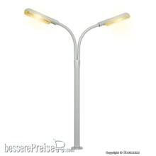 Viessmann 6096 - H0 Peitschenleuchte doppelt, 2 LEDs gelb