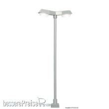 Viessmann 60971 - H0 Straßenleuchte modern, doppelt, Kontaktstecksockel, 2 LEDs weiß