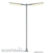 Viessmann 6099 - H0 Schlanke Straßenleuchte doppelt, 2 LEDs weiß