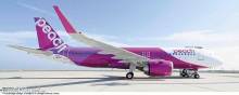 Hasegawa 610846 - 1/200 Peach Airbus A320neo