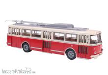 Brekina 61356 - Brekina, Skoda 9 TR, beige/rot, 1962, 1:87