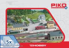 Piko 61923 - Gebäude Set ´Bahnhof´ 5 teilig