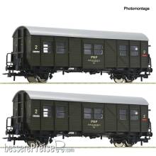Roco 6200195 - 2-tlg. Set: Behelfspersonenwagen, PKP