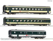 Roco 6200212 - 3-tlg. Set 1: Reisezugwagen Voralpen-Express, SOB/BT/SBB