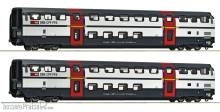 Roco 6200215 - 2-tlg. Set: Doppelstockwagen 1. Klasse, SBB