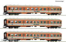Roco 6200247 - 3-tlg. Set: Nahverkehrswagen City-Bahn, DB