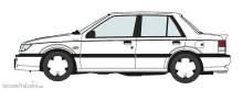 Hasegawa 620377 - 1/24 Isuzu Gemini JT150, Irmscher Turbo