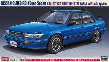 Hasegawa 620562 - 1/24 Nissan Bluebird 4-Türer Sedan SSS-Attesta Limited mit Spoiler
