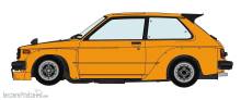 Hasegawa 620819 - 1/24 Toyota Starlet KP61 S (3-Türer), 1980