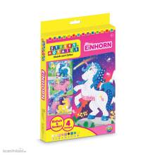 Sticky Mosaics 621004 - Sticky Mosaics Glitzer Einhorn