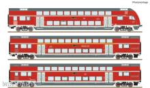 Roco 6210248 - 3-tlg. Set: Doppelstockwagen, DB AG
