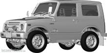 Hasegawa 621122 - 1/24 Suzuki Jimmy JA11-5