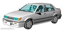 Hasegawa 621126 - 1/24 Isuzu Gemini (JT190) Irmscher