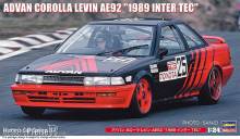 Hasegawa 621137 - 1/24 Advan Corolla Levin, AE92, 1989 Inter Tec