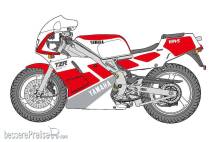 Hasegawa 621517 - 1/12 Yamaha Tzr250
