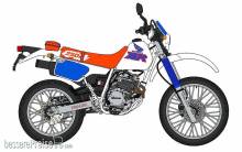 Hasegawa 621518 - 1/12 Honda Xlr250R